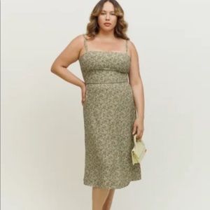 Reformation Afternoon Dress Juniper NWOT